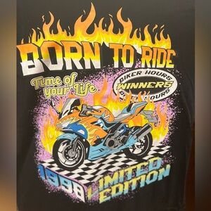 VINTAGE “Born to Ride” 1998 biker t-shirt